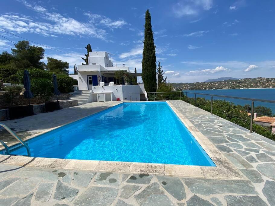 Retreat Villa By The Sea With Pool In Porto Heli Exterior photo