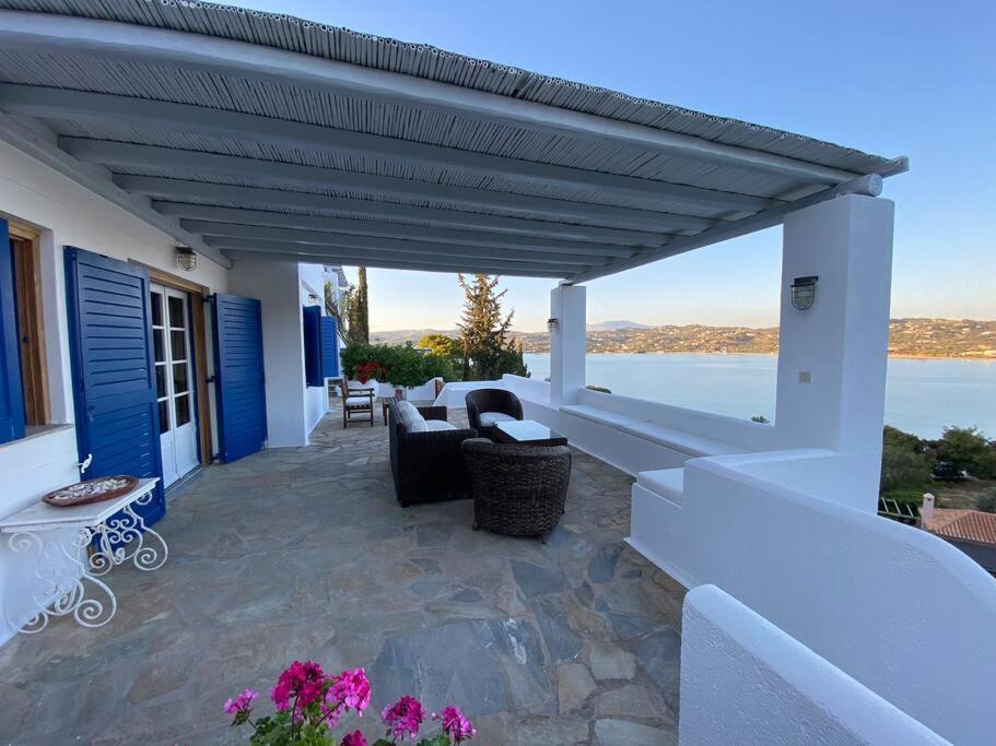 Retreat Villa By The Sea With Pool In Porto Heli Exterior photo